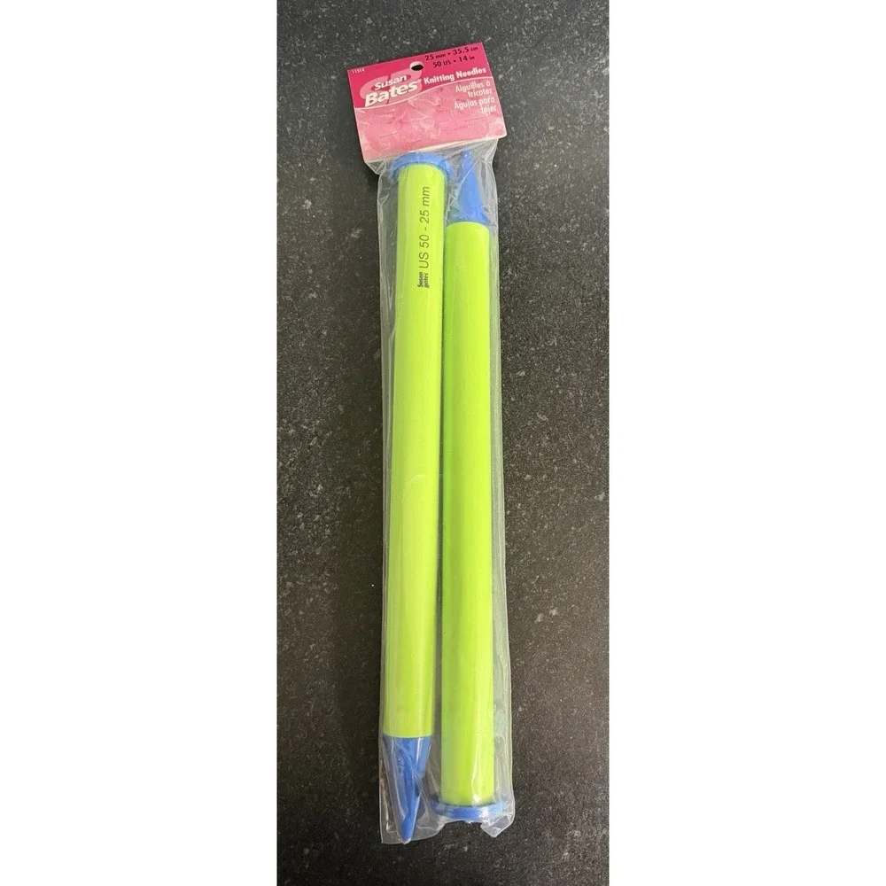 Susan Bates Luxite‎ Jumbo Knitting Needles US 50 25mm 14
